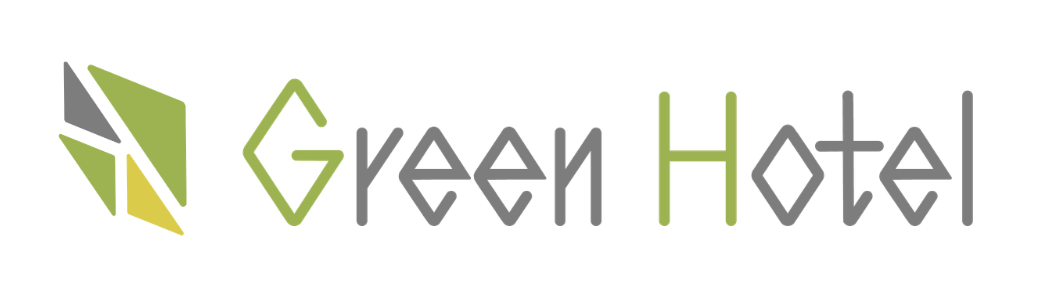 綠宿行旅 Green Hotel 圖標與英文排列