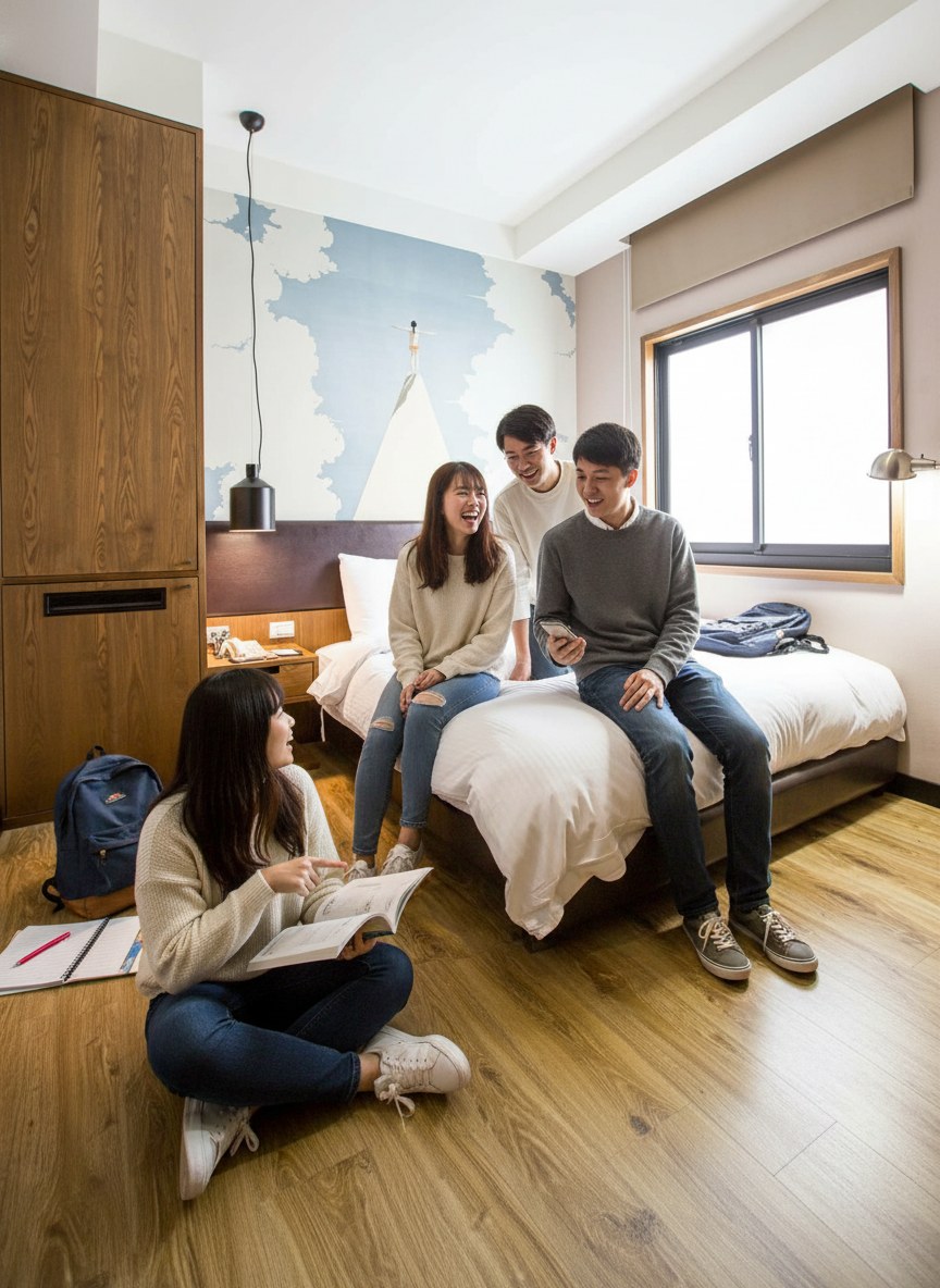 葉綠宿・一中漫走 EASYLAZY INN 一中館 品牌核心價值情境